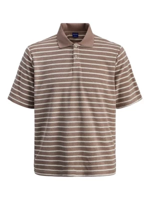 Obrázek produktu JACK & JONES Tričko 'JORGEN'  čokoládová / bílá