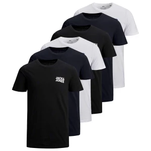 Obrázek produktu JACK & JONES Tričko  marine modrá / černá / bílá