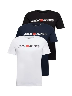 Obrázek produktu JACK & JONES Tričko  marine modrá / červená / černá / bílá