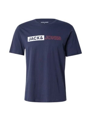 Obrázek produktu JACK & JONES Tričko  marine modrá / tmavě červená / bílá