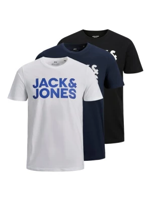 Obrázek produktu JACK & JONES Tričko  modrá / námořnická modř / černá / bílá