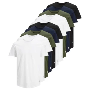 Obrázek produktu JACK & JONES Tričko  modrá / zelená / černá / bílá