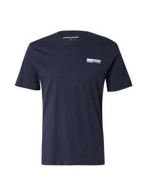 Obrázek produktu JACK & JONES Tričko  noční modrá / světlemodrá / bílá