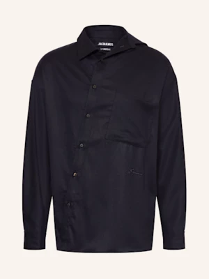 Obrázek produktu Jacquemus Košile La Chemise Cuadro Oversized Fit tmavě modrá