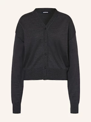 Obrázek produktu Jacquemus Pletený Kardigan Le Cardigan Brode tmavě šedá