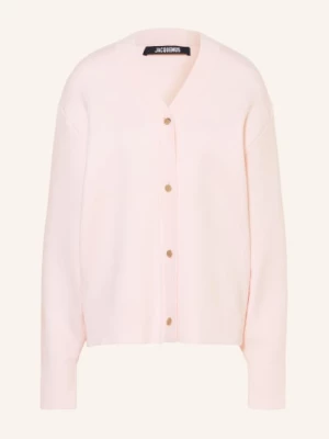 Obrázek produktu Jacquemus Svetr Le Cardigan Doppio Z Merino Vlny světle růžová