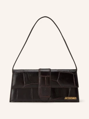 Obrázek produktu Jacquemus Taška Přes Rameno Le Bambino Long tmavě hnědá / zlatá