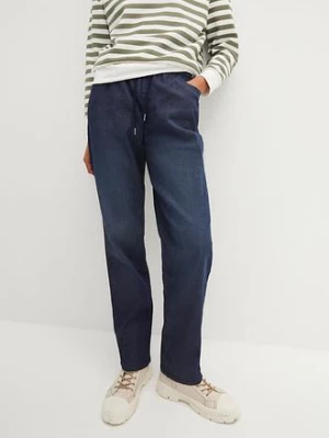 Obrázek produktu Jeansy straight z gumką w talii, high waist (2 pary) bonprix
