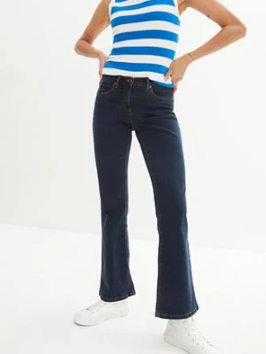 Obrázek produktu Jeansy ze stretchem o kroju bootcut i wysokim stanem bonprix