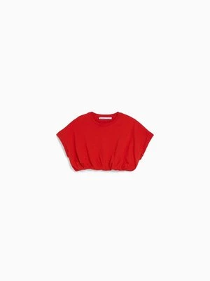Obrázek produktu Jednoduché tričko Bershka červená