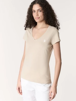 Obrázek produktu Jednoduché tričko U.S. POLO ASSN. béžová