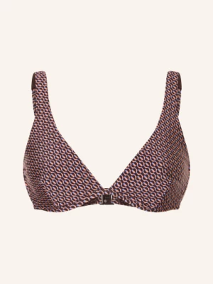 Obrázek produktu Jets Australia Bikini Top S Ramínky Desert Geo tmavě hnědá / tmavě oranžová / modrá