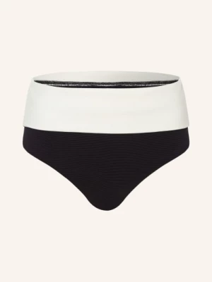 Obrázek produktu Jets Australia High Waist Bikinové Kalhotky Isla Rib černá / krémová
