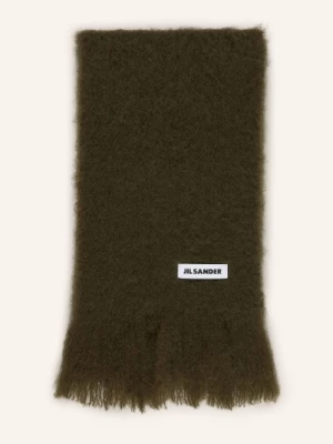 Obrázek produktu Jil Sander Šála S Mohérem tmavě zelená