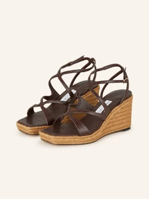 Obrázek produktu Jimmy Choo Boty Na Klínku Ayla 85 hnědá