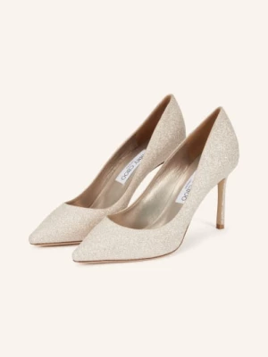 Obrázek produktu Jimmy Choo Lodičky Romy 85 růžová / stříbrná / bílá
