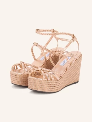 Obrázek produktu Jimmy Choo Platformové Klíny Nyra 100 barva růžového zlata / růžová