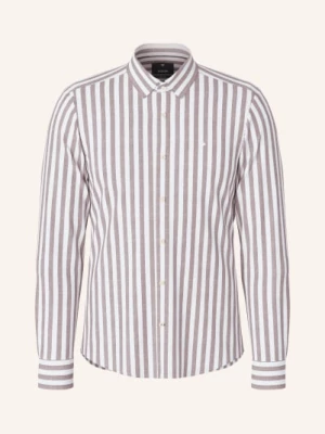 Obrázek produktu Joop! Košile Pit Slim Fit S Lnem tmavě hnědá / bílá
