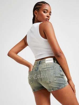Obrázek produktu Juicy Couture Šortky  Washed Denim Diamente Logo