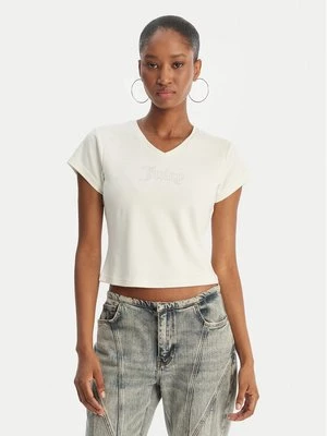 Obrázek produktu Juicy Couture T-Shirt Capped JCWCT126318 Écru Slim Fit Krémová