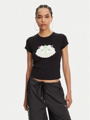 Obrázek produktu Juicy Couture T-Shirt Hibiscus JCGCT125041 Černá Slim Fit