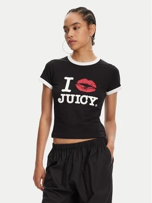 Obrázek produktu Juicy Couture T-Shirt I Kiss JCWCT125318 Černá Slim Fit
