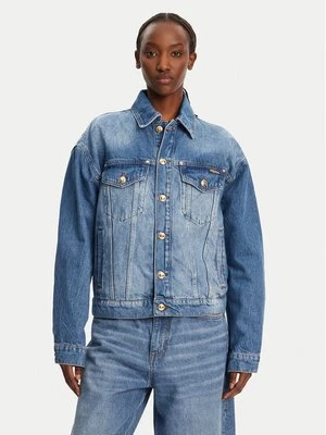 Obrázek produktu Just Cavalli Jeansová bunda 78PAS4O3 Modrá Regular Fit