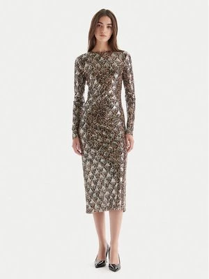 Obrázek produktu Just Cavalli Koktejlové šaty 79PAO953 JS528 Béžová Slim Fit