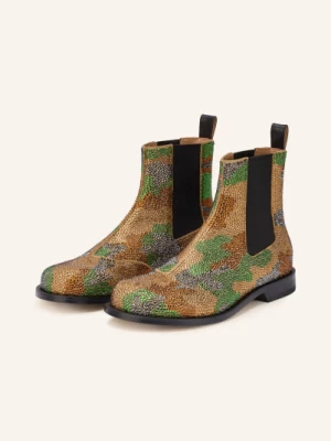 Obrázek produktu Jw Anderson Chelsea Boty S Ozdobnými Kameny béžová / zelená / tmavě modrá