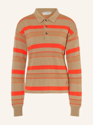 Obrázek produktu Jw Anderson Pletené Polo Tričko béžová / černošedá / červená