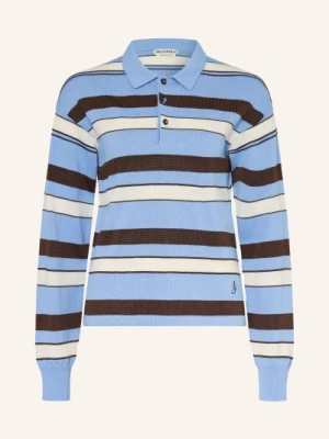 Obrázek produktu Jw Anderson Pletené Polo Tričko tmavě modrá / hnědá / krémová