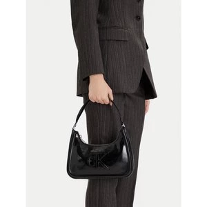 Obrázek produktu Kabelka Calvin Klein Bold Ck Metallic Shoulder Bag LV04F3332G Černá