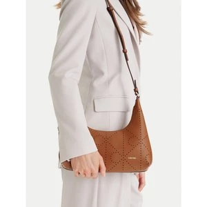 Obrázek produktu Kabelka Calvin Klein Emblem Aop Perfor Lthr Bag LV04F3367G Hnědá