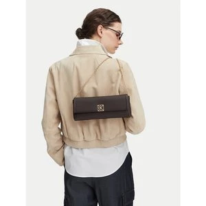 Obrázek produktu Kabelka Calvin Klein Emblem Hw Pebble Clutch LV04F3740G Hnědá