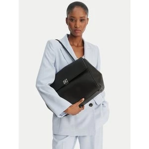Obrázek produktu Kabelka Calvin Klein Emblem Hw Pebble Satchel LV04F3494G Černá