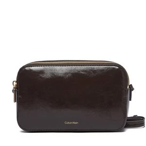 Obrázek produktu Kabelka Calvin Klein Foil Logo Glossy Camera Bag LV04F3539G Hnědá