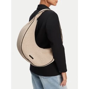 Obrázek produktu Kabelka Calvin Klein Pinched Raffia Large Shoulder Ba LV04F3060G Béžová