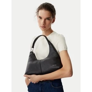 Obrázek produktu Kabelka Calvin Klein Slouchy Leather Shoulder Bag LV04F3657G Černá