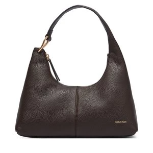 Obrázek produktu Kabelka Calvin Klein Slouchy Leather Shoulder Bag LV04F3657G Hnědá