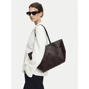 Obrázek produktu Kabelka Calvin Klein Woven Medium Carryall LV04F3548G Hnědá