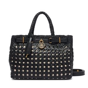 Obrázek produktu Kabelka Tommy Hilfiger American Icon Mini Tote Braided AW0AW18734 Černá