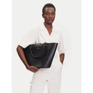 Obrázek produktu Kabelka Tommy Hilfiger Heritage Leather Tote AW0AW17209 Černá