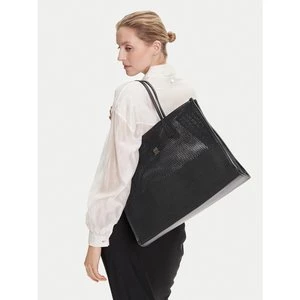 Obrázek produktu Kabelka Tommy Hilfiger Th City Summer Tote Woven AW0AW17640 Černá
