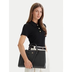 Obrázek produktu Kabelka Tommy Hilfiger Th Daily Satchel Mono AW0AW18418 Černá