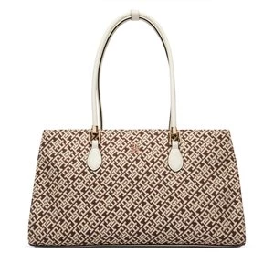 Obrázek produktu Kabelka Tommy Hilfiger Th Grace Satchel Jacquard AW0AW18754 Hnědá