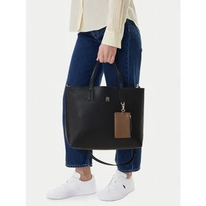 Obrázek produktu Kabelka Tommy Hilfiger Th Icon Satchel AW0AW18122 Černá