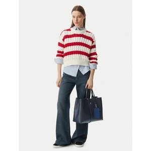 Obrázek produktu Kabelka Tommy Hilfiger Th Icon Satchel AW0AW18723 Tmavomodrá