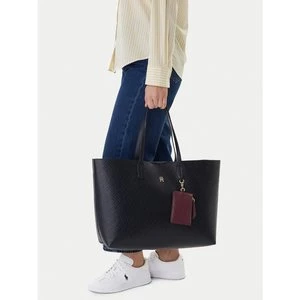 Obrázek produktu Kabelka Tommy Hilfiger Th Icon Tote Mono AW0AW18174 Tmavomodrá