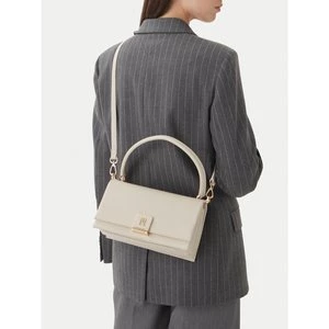 Obrázek produktu Kabelka Tommy Hilfiger Th Monogram Pebble Grain Crossbody Bag AW0AW17216 Krémová