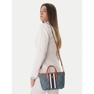 Obrázek produktu Kabelka Tommy Hilfiger Th Monoplay Mini Tote Stripe Le AW0AW18389 Modrá